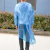 百舸 一次性雨衣成人透明连体徒步男女便携户外雨披简易防护雨衣服颜色随机发 6件