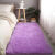 加厚地毯客厅ins北欧卧室少女网红床边毯飘窗榻榻米房间脚垫地垫 长毛素色-紫色+陹 厸+6o*2oo厘米