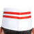 大杨399加厚厨师帽 100顶 10*29cm 红条布船帽 酒店餐厅厨房透气工作帽矮帽 定制