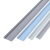 线槽板 PVC配线槽单独盖板盖子电柜箱线槽盖深灰白蓝色滑盖卡扣式 20宽*10根=20米 深灰色