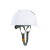 SFVEST  精致帽带双耳带螺旋调节欧式安全帽 0008 白色