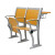 晶立凡 工厂会议室阶梯排椅自动回弹椅 一组双位 可定制 后排