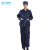 致尔康 防静电服 分体式工作服套装 养殖场 蓝色带帽（上衣+裤子） 2XL 