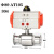 快装气动304-不锈钢卫生级直通球阀双作用卡箍式快接阀门可耐高温 304 Φ89卡盘106 AT105