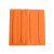 盲道砖橡胶 pvc安全盲道板 防滑导向地贴 30cm盲人指路砖Q (底部实心)40*40CM(橘黄点状)