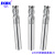 SKAK钨钢铣刀 HRC60度标准长或柄加长不锈钢专用圆鼻铣刀 CNC数控锣刀 8R0.2*8D*100L