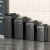 YYN商用无盖垃圾桶大容量厨房卫生桶超大方形餐饮大号加大20L 80L绿色正方形桶（送垃圾袋）