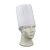扬笙福定制一次性厨师帽子男厨房餐饮工作帽女款加厚无纺布透气高帽适配 走线平顶中帽一包20个