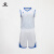 卡尔美（KELME）篮球服套装男比赛训练透气排汗儿童组队服 白彩蓝 S