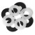 白色硅胶垫片螺丝防水垫圈圆形耐高温密封件减震黑色橡胶丁腈平垫 6分硅胶白垫(16*24.2*3mm)5 默认