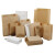 冰禹 BYjq-18 一次性包装纸袋（100个） 淋膜牛皮纸袋 防油纸袋 65克 高17*宽12*侧2