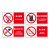 稳斯坦 WJL0006 安全出口安全标识B款 消防安全标识标牌指示牌警告牌 15 *30cm背胶(3张）