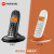 摩托罗拉（Motorola）数字无绳电话机 无线座机 工业通讯子母机单机 有背光 才清晰 来电显示 三方通话 C1001XC((橙色)