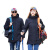 大杨2788冲锋衣 三合一户外防寒保暖防泼水防风透气外套两件套女款 粉色 4XL码 定制