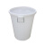 加厚大号塑胶桶级大白桶厨房储水带盖发酵酿酒大容量圆桶 30升大白桶（无盖）