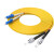 SAMZHE 光纤跳线 LC-ST 单模双芯 黄色 10m G1-LCST10
