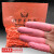 切口手指套一次性透明磨砂防水防滑无尘工业电子乳胶防护指套 红指套500克约1000只