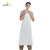代尔塔 PVC防化防油 易清洗围裙 耐酸碱防水工装服 405035 白色