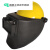 高空作业电焊帽式面罩配安全氩弧焊头戴式焊工卡扣全脸防护 弹簧卡扣面罩+ABS安全帽黄色 +2