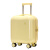 丰丰彐心儿童行李箱可骑可坐18英寸行李箱女小型轻便登机旅行箱男生20密码 奶油黄 18寸