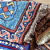 诗酌巴基斯坦地毯羊毛手工小垫门毯小尺寸装饰毯 涂鸦黑色 ye210 102x52cm 手工小垫 各款不同