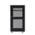 机柜1.2米24U服务器机柜19英寸标准纵横机柜加厚钢板黑色网孔前门Z2.6924标准款