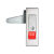 恒珠柜锁MS603平面锁电柜门锁配电箱锁配电柜门锁配电柜按钮锁 MS603-3-1W 银色按钮 带钥匙