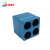 化科BC037 50ml低温金属冰盒（尖底方形）4孔/个    50ml低温金属冰盒（尖底方形）4孔/个 