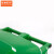 京洲实邦  塑料垃圾桶干湿垃圾桶户外挂车垃圾桶加厚垃圾箱环卫分类垃圾桶B 120L绿色