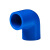 联塑（LESSO）90°弯头(PVC-U给水配件)蓝色 dn225