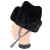SB(赛邦) 冬季安全帽 防砸保暖雷锋帽棉帽子防寒工作帽 优质PU+仿羊剪绒+ABS内胆
