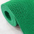 赫祥 PVC塑料防水地毯镂空网格防滑地垫 绿色（5米） 1.2米宽（5.0mm厚