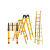 绝缘梯人字梯子玻璃钢电工梯专用伸缩梯折叠梯防滑绝缘凳嘉能厂家 伸缩梯8米