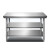 盛美特 不锈钢工作台拆装120*60*80三层厨房商用桌子长方形打荷操作台 