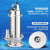 不锈钢潜水泵220V小型QDX清水泵1寸高扬程带浮球304抽水泵 QDX6-12-0.55S