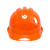 曼睩（manlu）AS-22三筋橙色 ABS三筋透气款头盔建筑施工防护安全帽可印字MLA-01