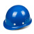 安居先森ABS安全帽圆形缓冲顶透气防撞头盔蓝色（顶） 白色 均码 