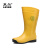 莱尔 R-11-19  耐酸碱防滑耐磨安全靴雨靴防护靴 黄色 42码 一双