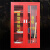 百舸 消防柜全套消防设备器材存放柜应急工具柜灭火器放置柜微型消防站 1.4*0.9m B套餐消防柜