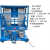 苏州久固牌铝合金升降机登高作业平台高空升降车液压平台电动梯子 12米双柱出口型
