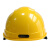 代尔塔/DELTAPLUS 102008 QUARTZ石英3型男女防撞安全头盔 PP绝缘工程建筑安全帽 黄色 1顶 企业定制