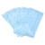 朝美一次性三层独立包装口罩春运防护防花粉飞沫蓝色 50个/盒7002 1盒