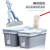 亿丽佳 北欧易居清洁桶拖把桶免手洗家庭水桶（小号48cm*20cm*17cm） 6件/组