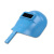 电焊面罩手持式焊工专用面罩防烤脸轻便塑料氩弧焊焊接手把式焊帽 蓝色1只