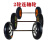 储力叉车 375-19马车充气轮 可拖行 载一吨重型马车轮轱辘橡胶充气轮胎大载重推车带轴实心轮子