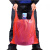 红色加厚手提式商用中大号背心清洁带马甲袋厨房塑料袋 红色厚实款 28*48cm（200只） 拍10件送 加厚