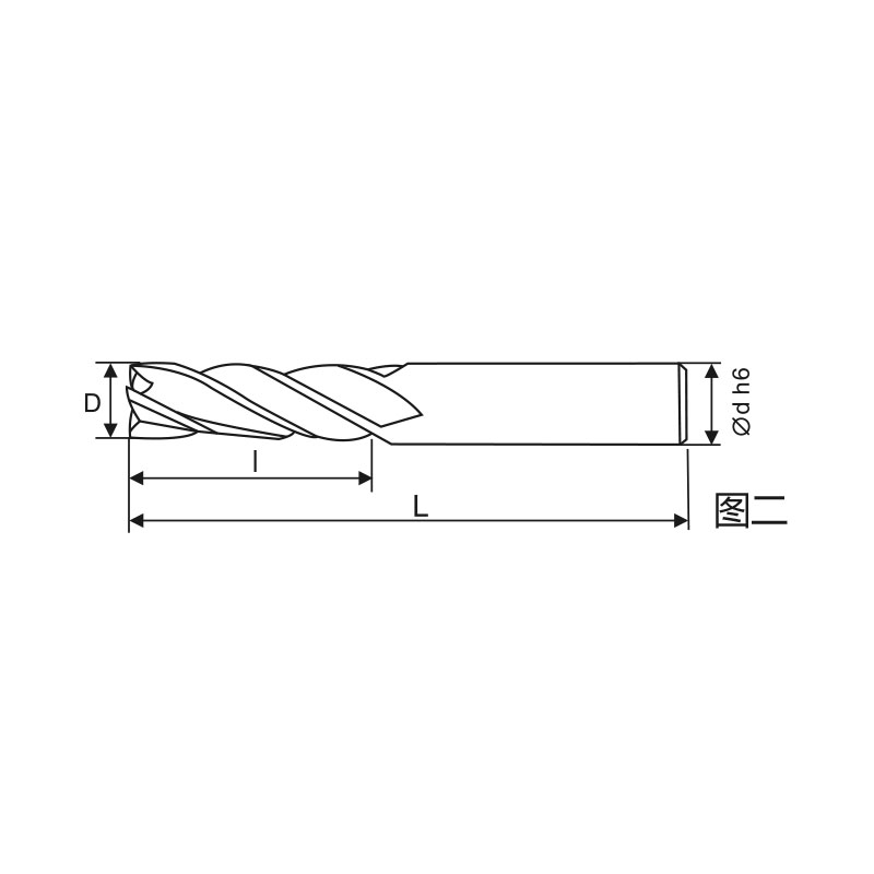 刃天行立铣刀 PGM4120-075S12通用加工4刃 平底铣刀  订制品 下单前请咨询客服确认货期
