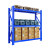 贾思德 加厚仓储货架 主架 冷轧钢 4层 蓝色 层承重220kg 高150*深50*宽200cm
