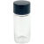 样品瓶透明小玻璃瓶带盖密封瓶棕色化学试剂瓶西林瓶小瓶子小空瓶 棕色 50ml/个