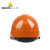 代尔塔 102106 ABS安全帽 工地防冲击透气 透气织衬旋钮含下颚带 橙色 1顶